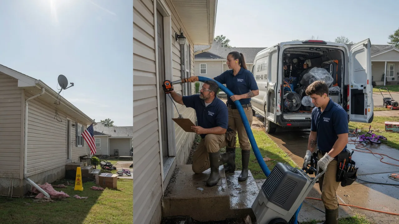 Ceiling Water Damage Restoration in Clyde, NC near me